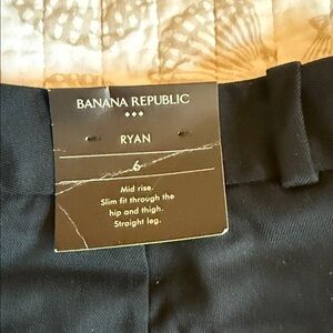 Banana Republic Black Ryan Pants